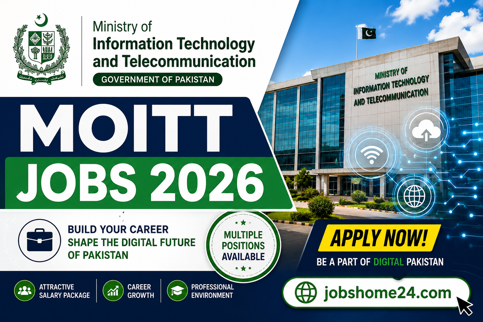 Ministry of Information Technology and Telecommunication MOITT Jobs in 2026