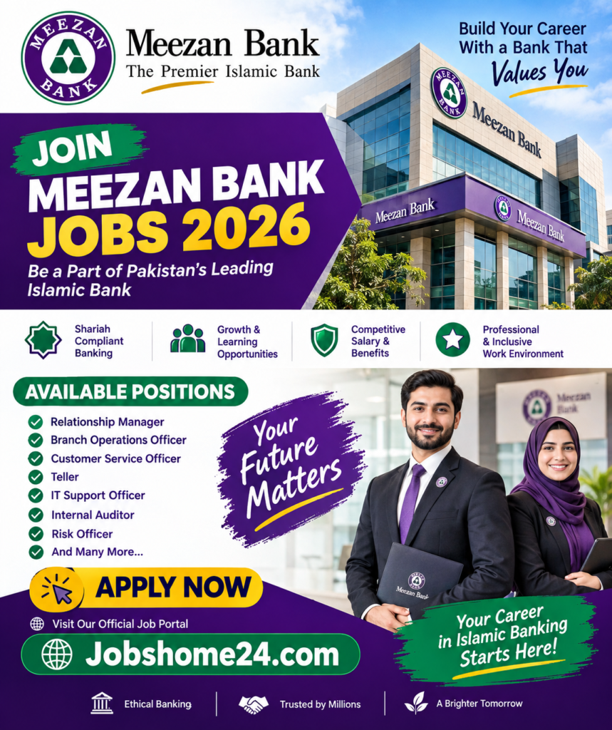Meezan Bank Jobs in 2026