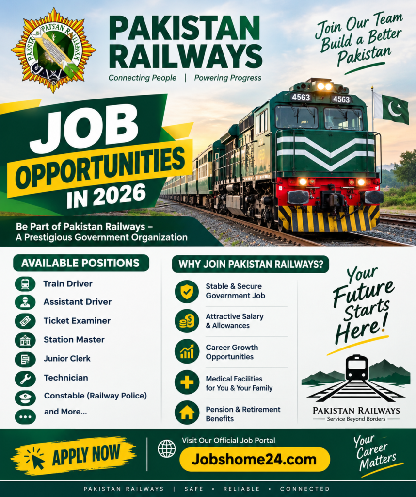 Pakistan Railways Jobs in 2026