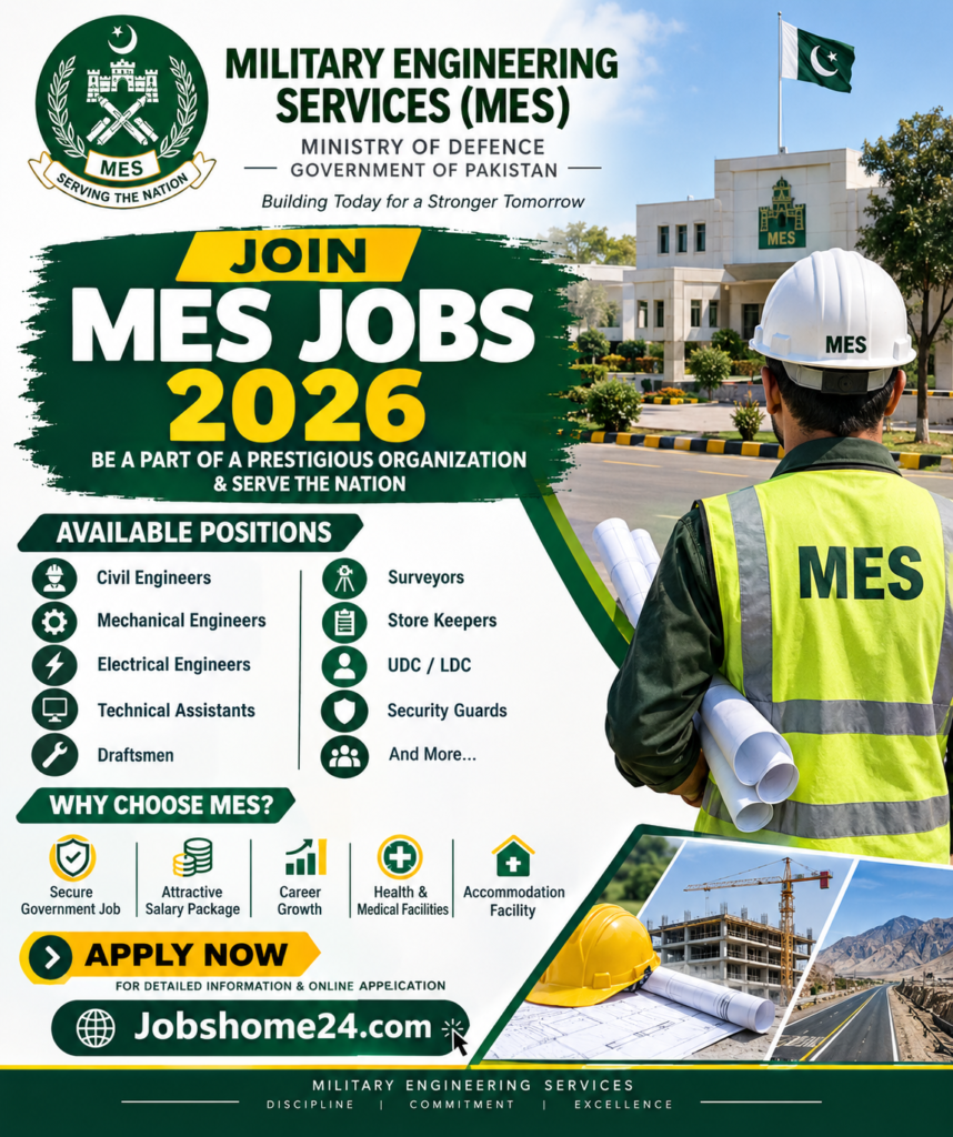 Military Engineering Services MES Jobs in 2026